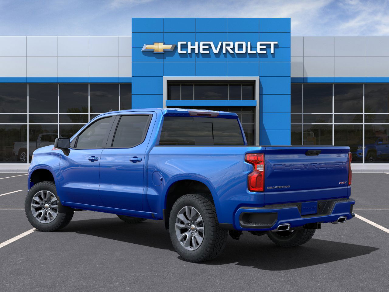 New 2025 Riptide Blue Metallic Chevrolet RST image 3