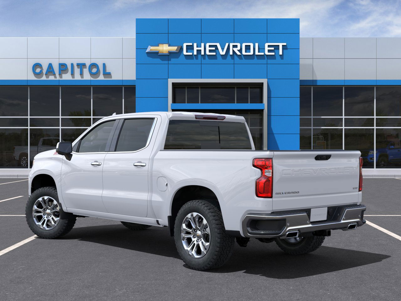 New 2025 Summit White Chevrolet LTZ image 3