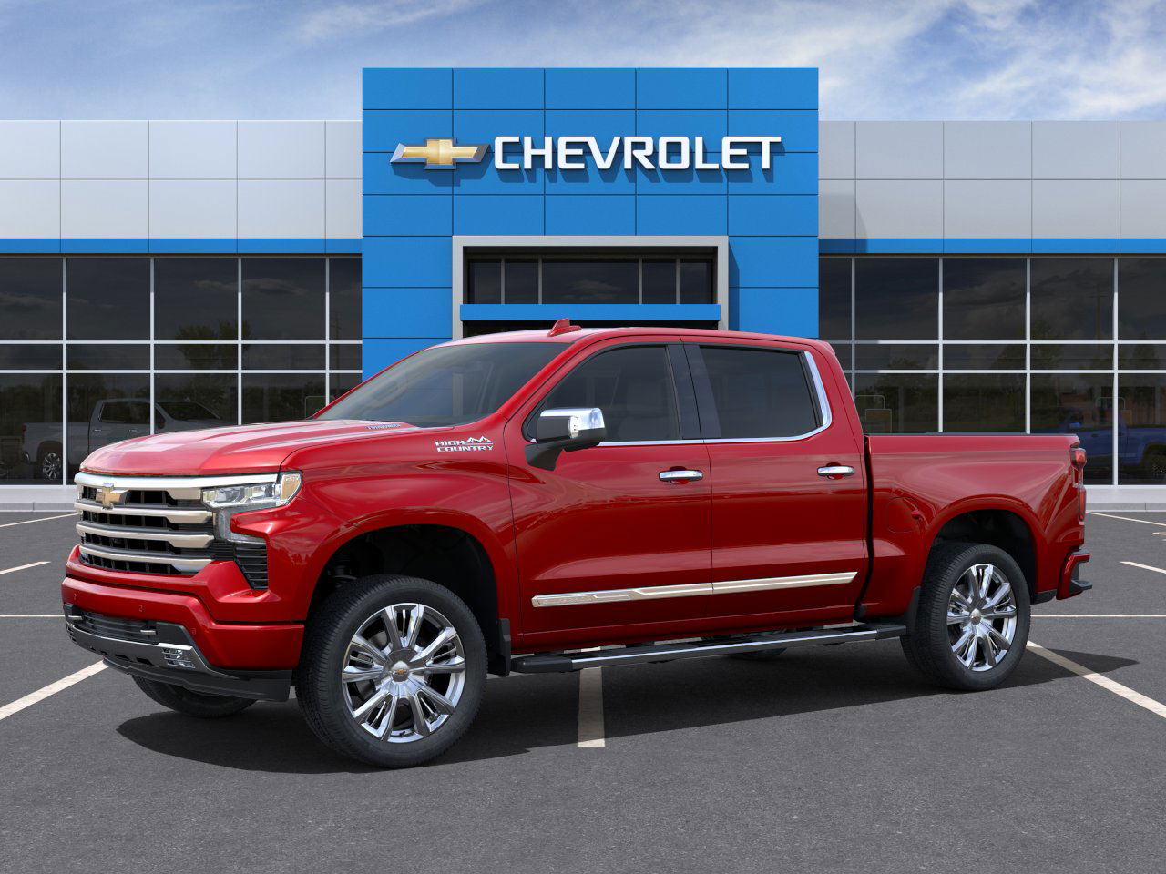 New 2025 Radiant Red Tintcoat Chevrolet High Country image 2