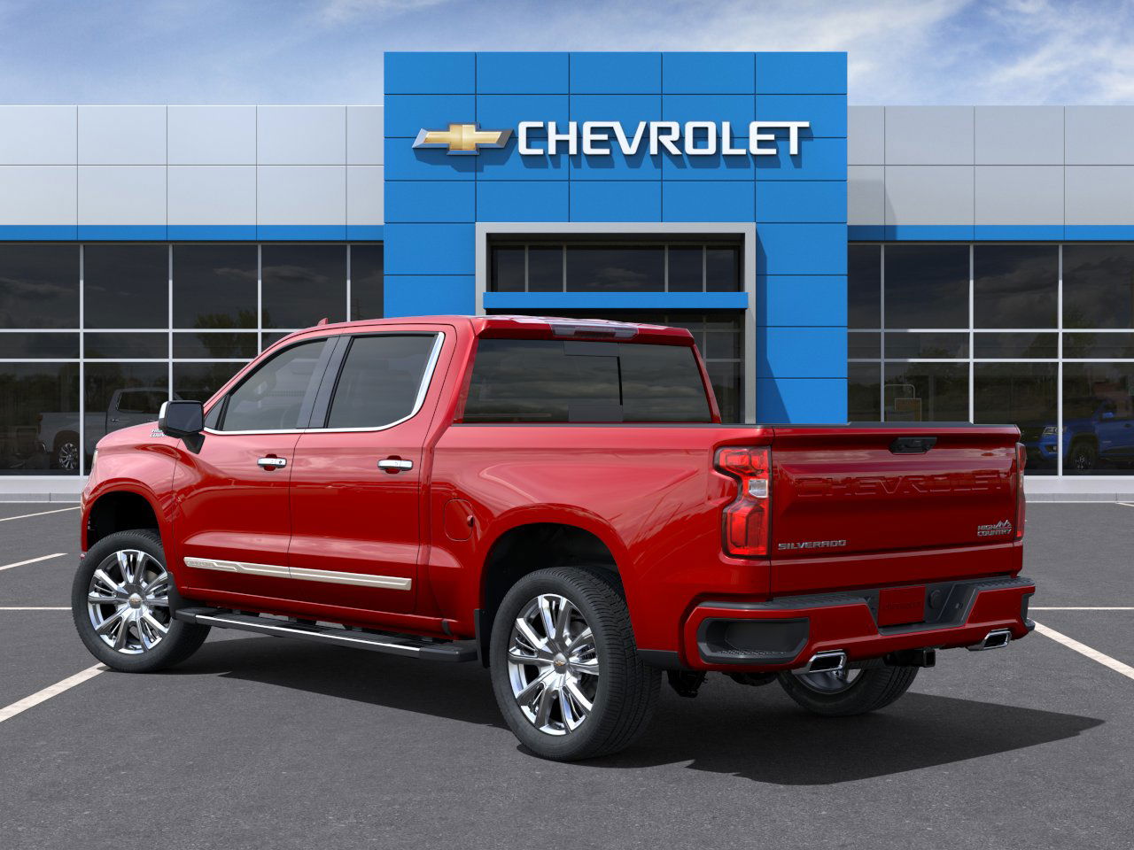 New 2025 Radiant Red Tintcoat Chevrolet High Country image 3