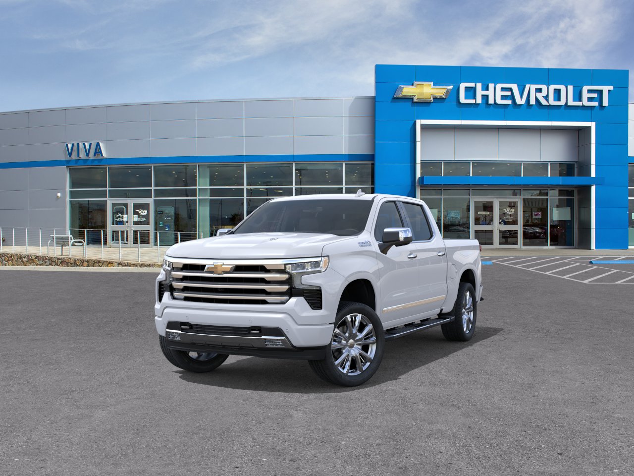 New 2026 Polar White Tricoat Chevrolet High Country image 8