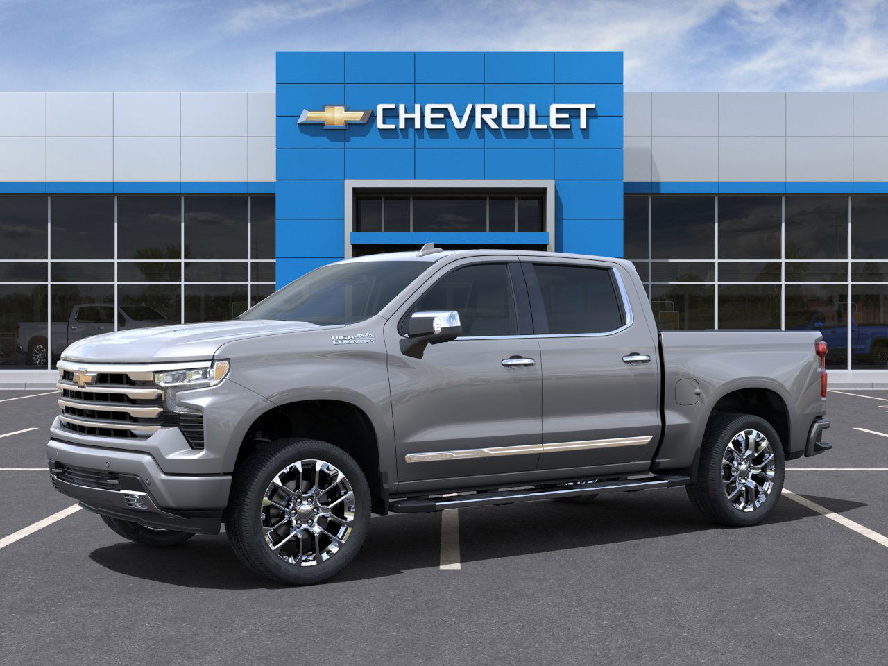 New 2025 Sterling Gray Metallic Chevrolet High Country image 2