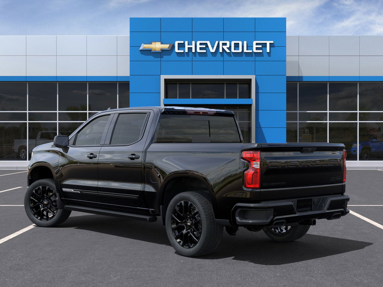 New 2025 Black Chevrolet High Country image 3