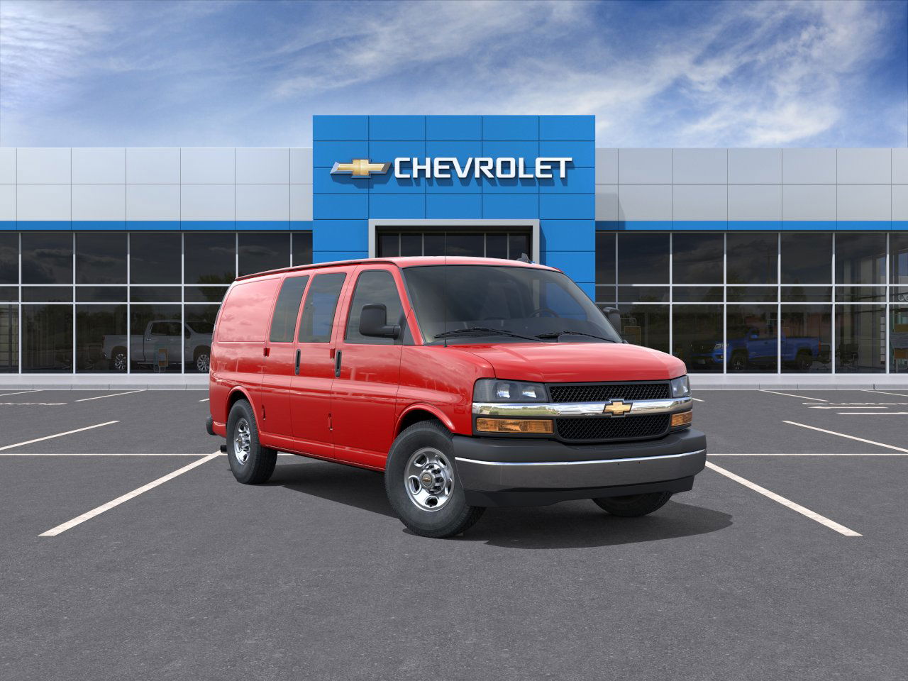 Red Hot 2026 Chevrolet Express Cargo 2500 RWD Van Rear-Wheel Drive