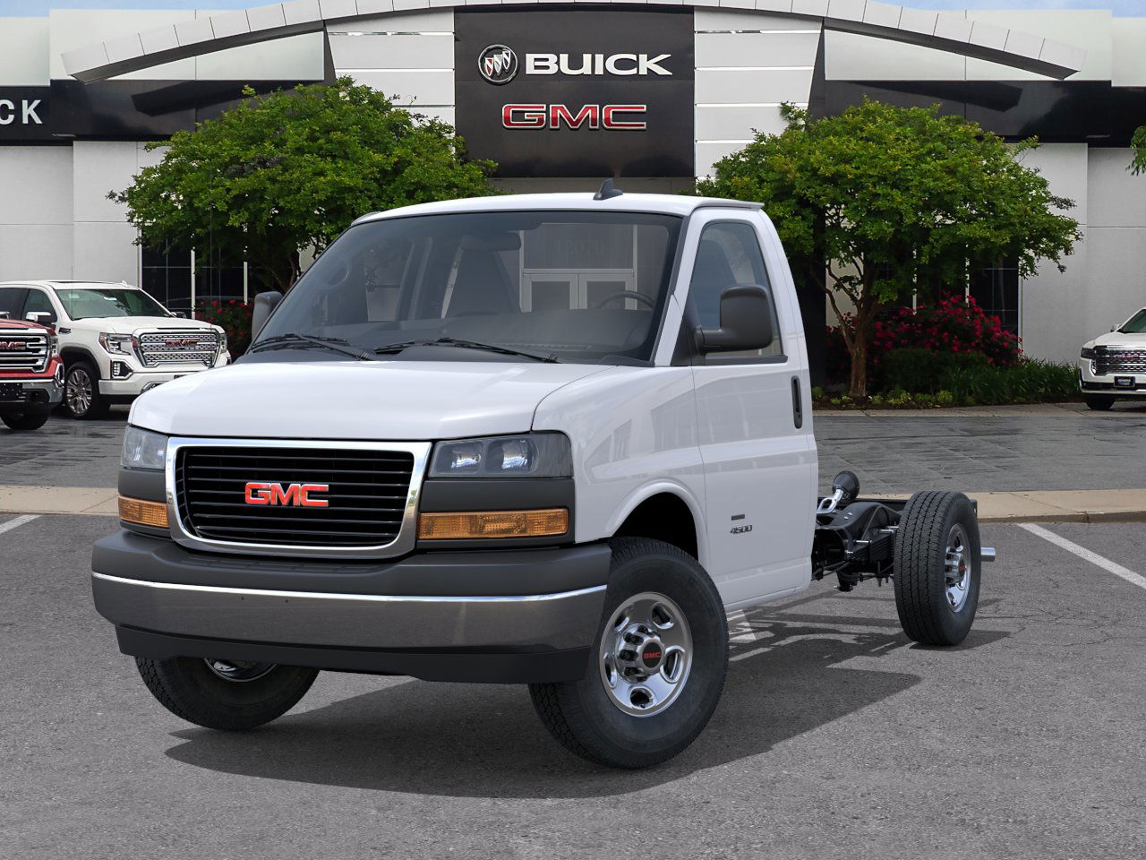 New 2025 Summit White GMC 1WT image 17