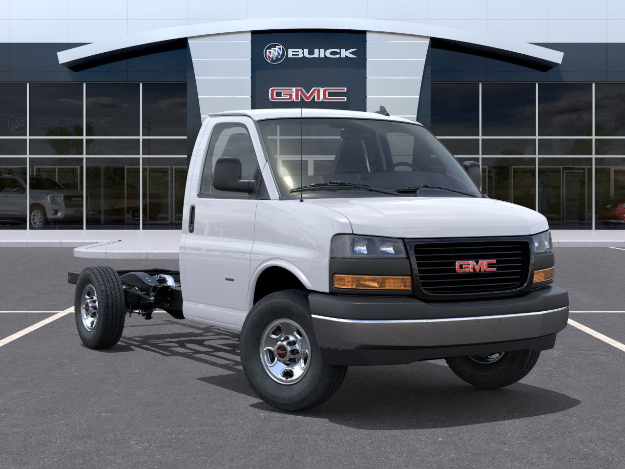 New 2025 Summit White GMC 1WT image 7