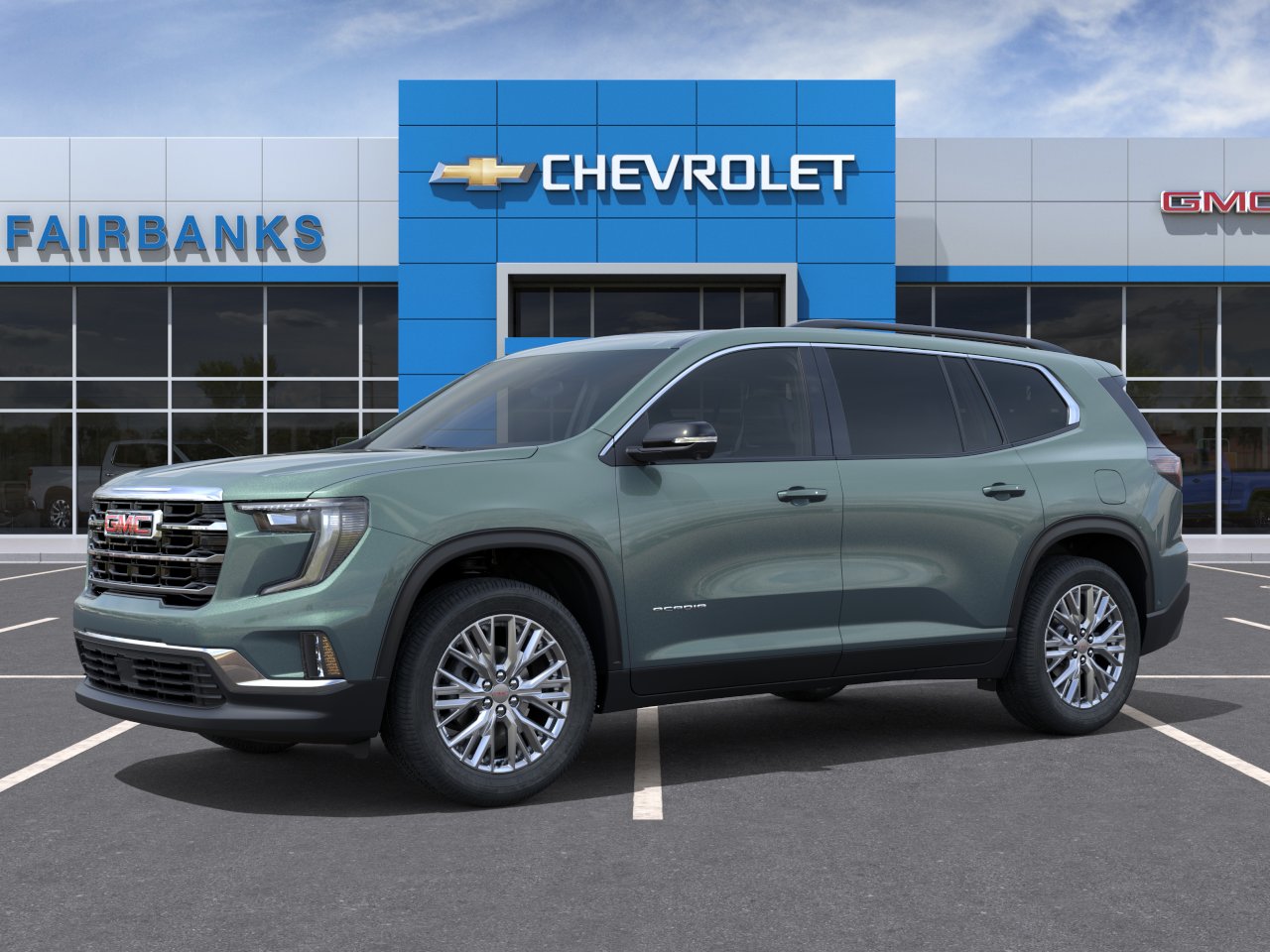 New 2027 Trailstone Green Metallic GMC Elevation image 2