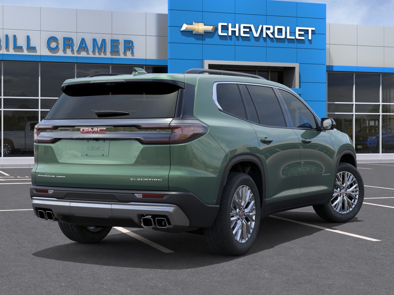 New 2027 Trailstone Green Metallic GMC Elevation image 28