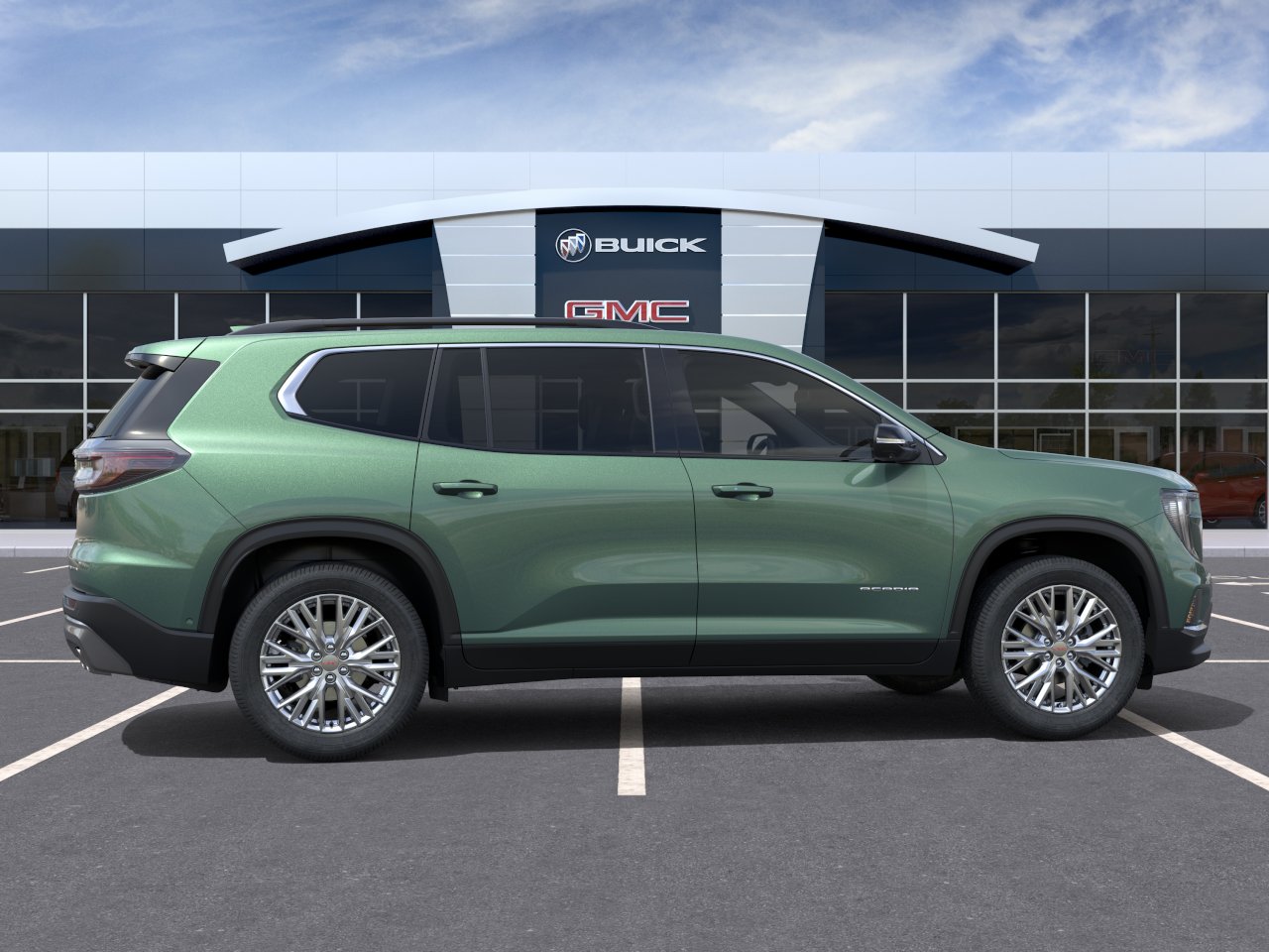 New 2027 Trailstone Green Metallic GMC Elevation image 29