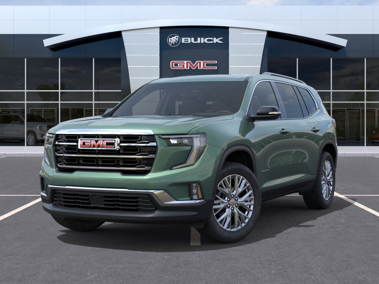 New 2027 Trailstone Green Metallic GMC Elevation image 30