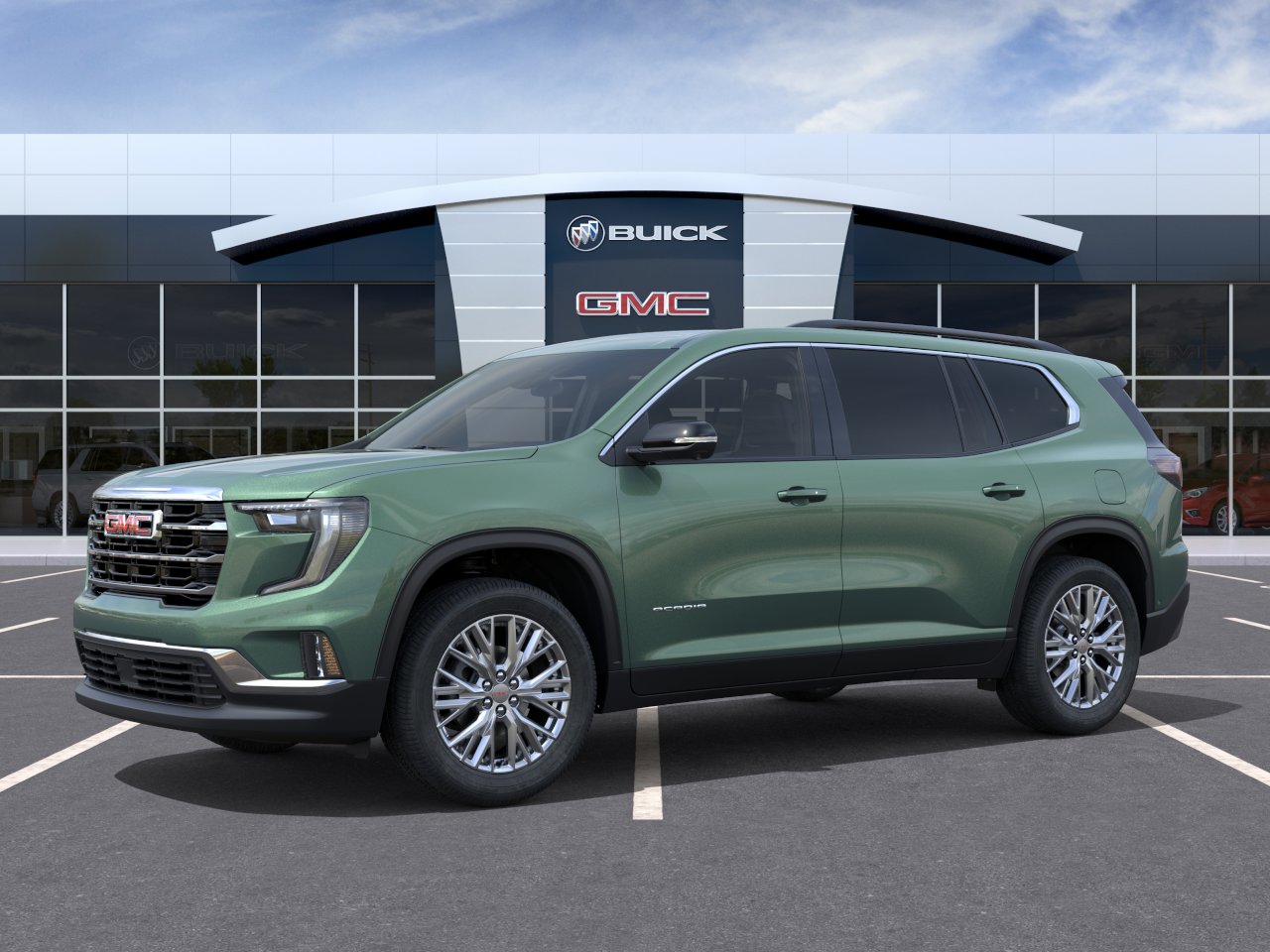 New 2027 Trailstone Green Metallic GMC Elevation image 26