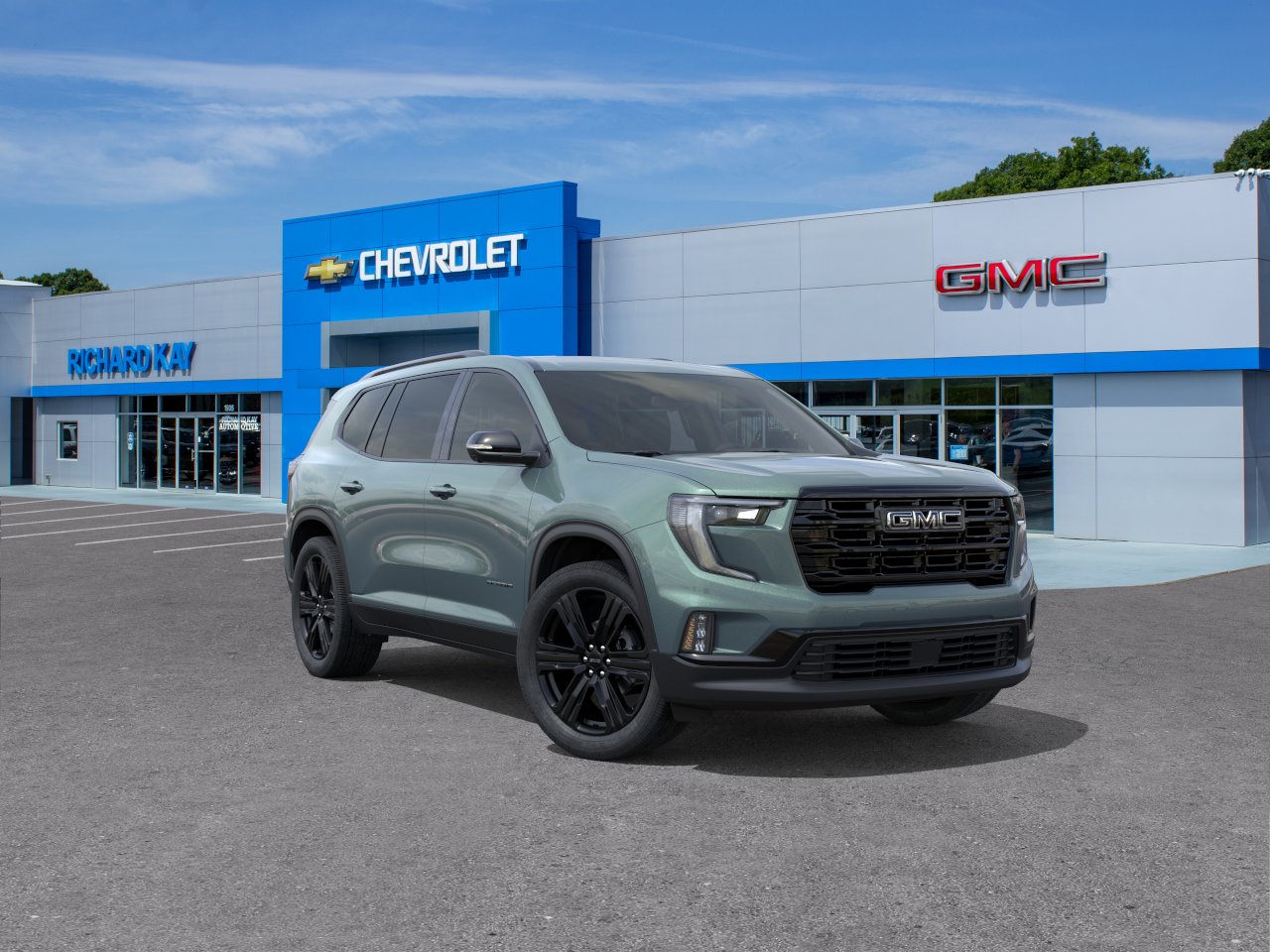New 2027 Trailstone Green Metallic GMC Elevation image 25