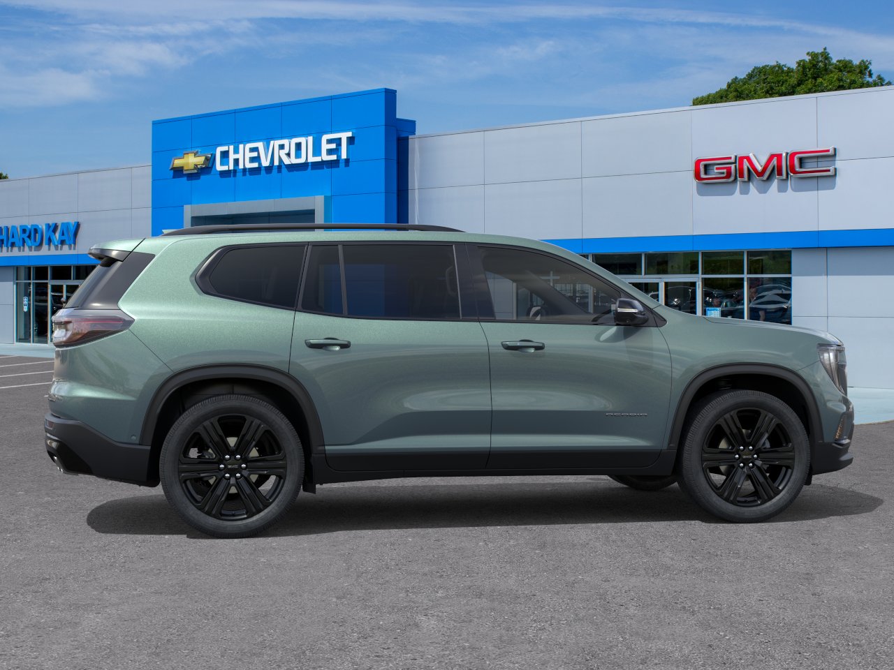 New 2027 Trailstone Green Metallic GMC Elevation image 29