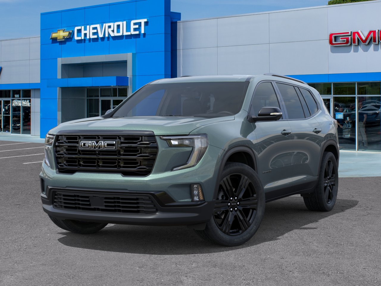 New 2027 Trailstone Green Metallic GMC Elevation image 30