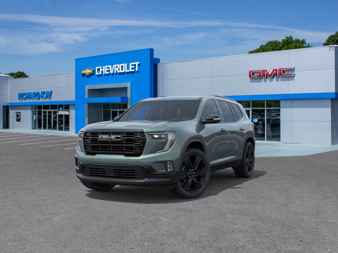 New 2027 Trailstone Green Metallic GMC Elevation image 32