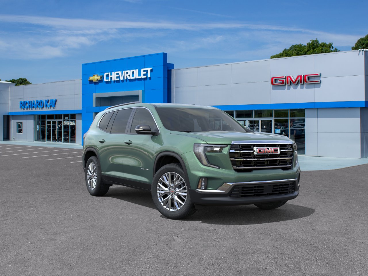 New 2027 Trailstone Green Metallic GMC Elevation image 25