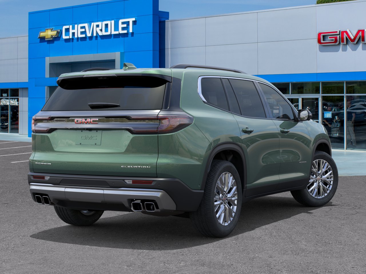 New 2027 Trailstone Green Metallic GMC Elevation image 28