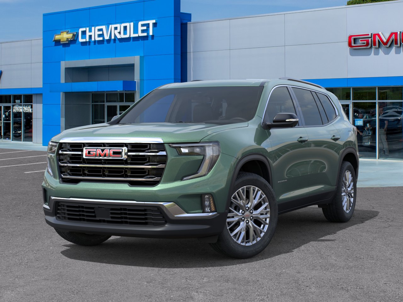 New 2027 Trailstone Green Metallic GMC Elevation image 30