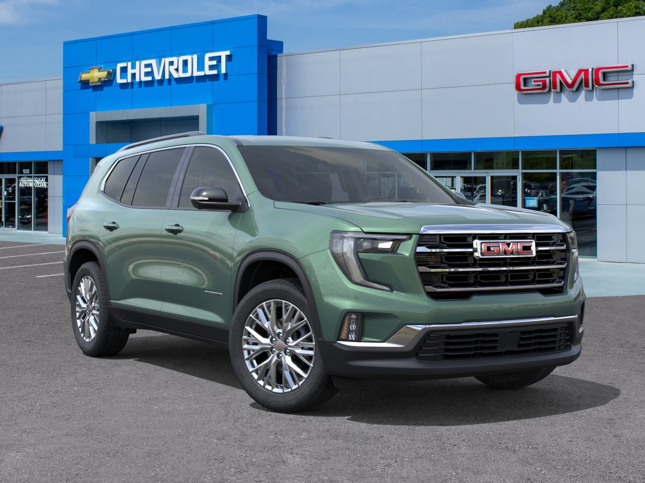 New 2027 Trailstone Green Metallic GMC Elevation image 31