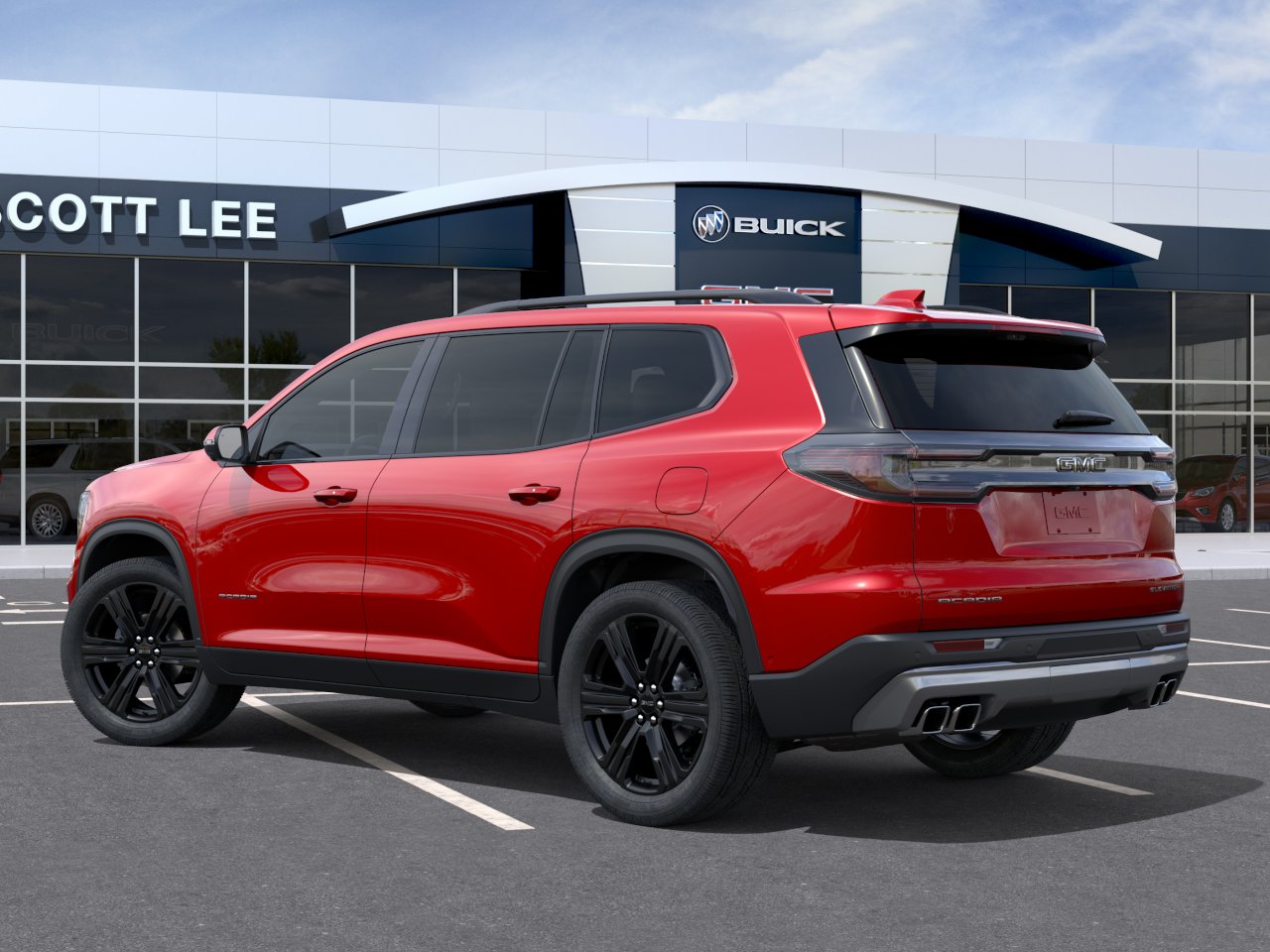 New 2026 Volcanic Red Tintcoat GMC Elevation image 3