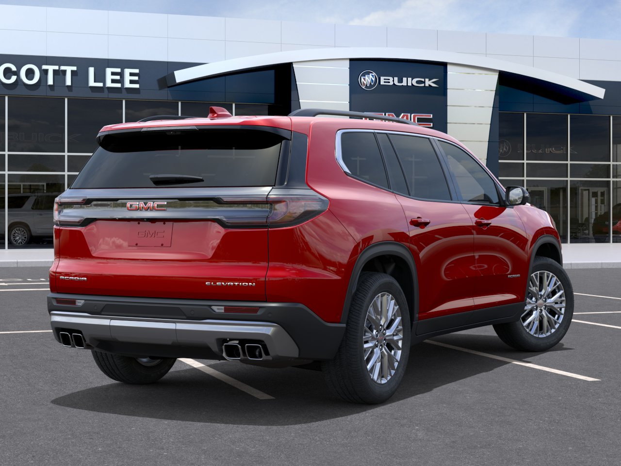 New 2027 Volcanic Red Tintcoat GMC Elevation image 4
