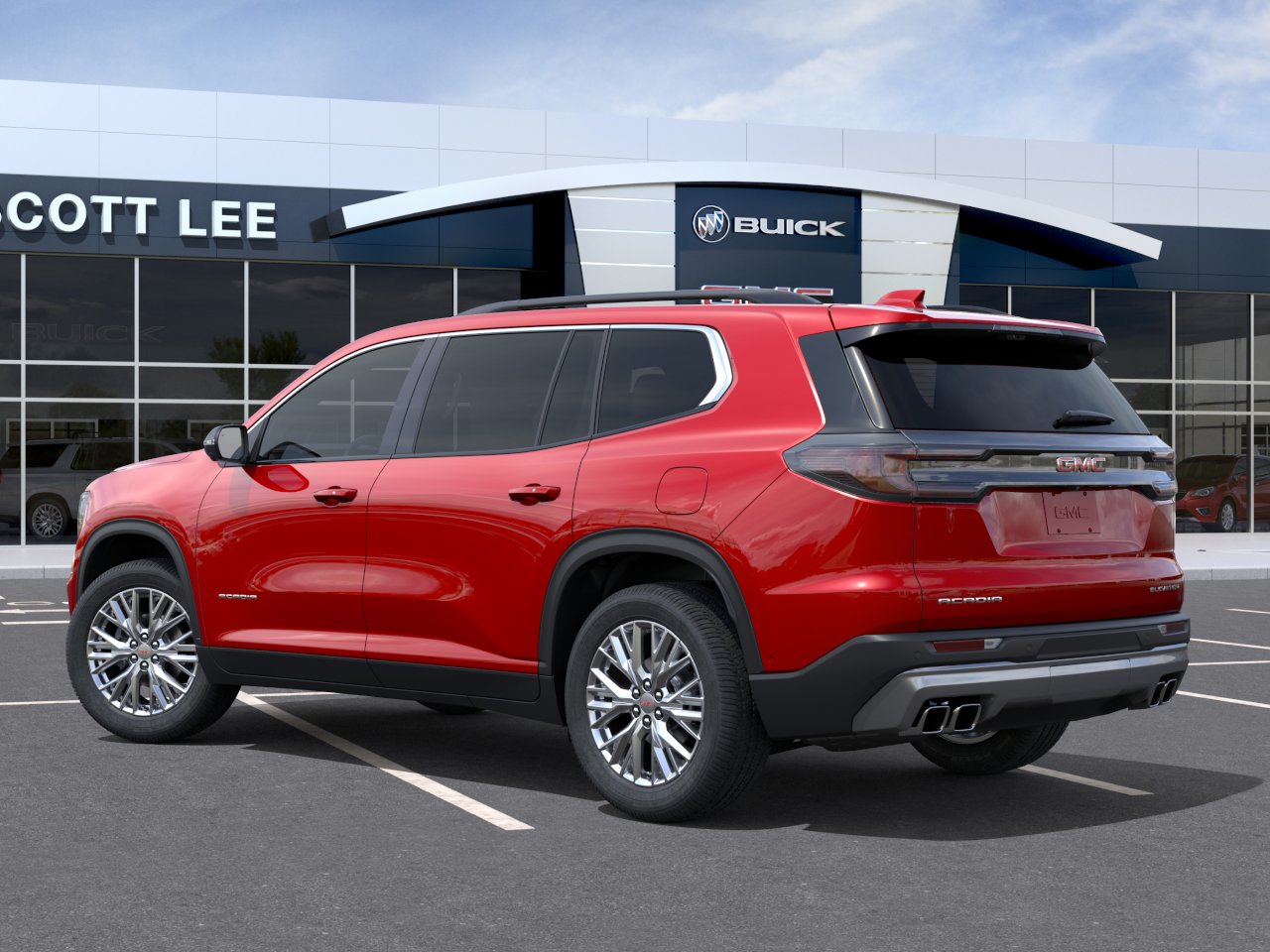 New 2027 Volcanic Red Tintcoat GMC Elevation image 3