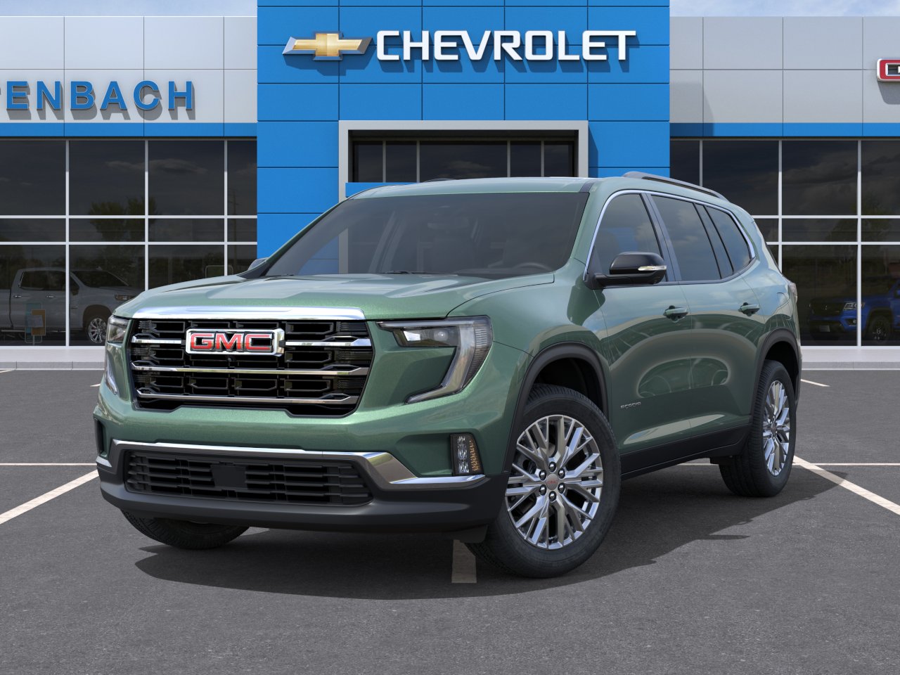 New 2027 Trailstone Green Metallic GMC Elevation image 6