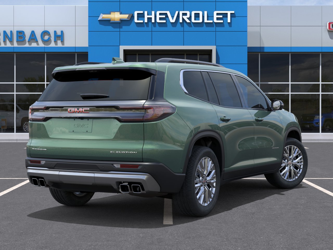 New 2027 Trailstone Green Metallic GMC Elevation image 4