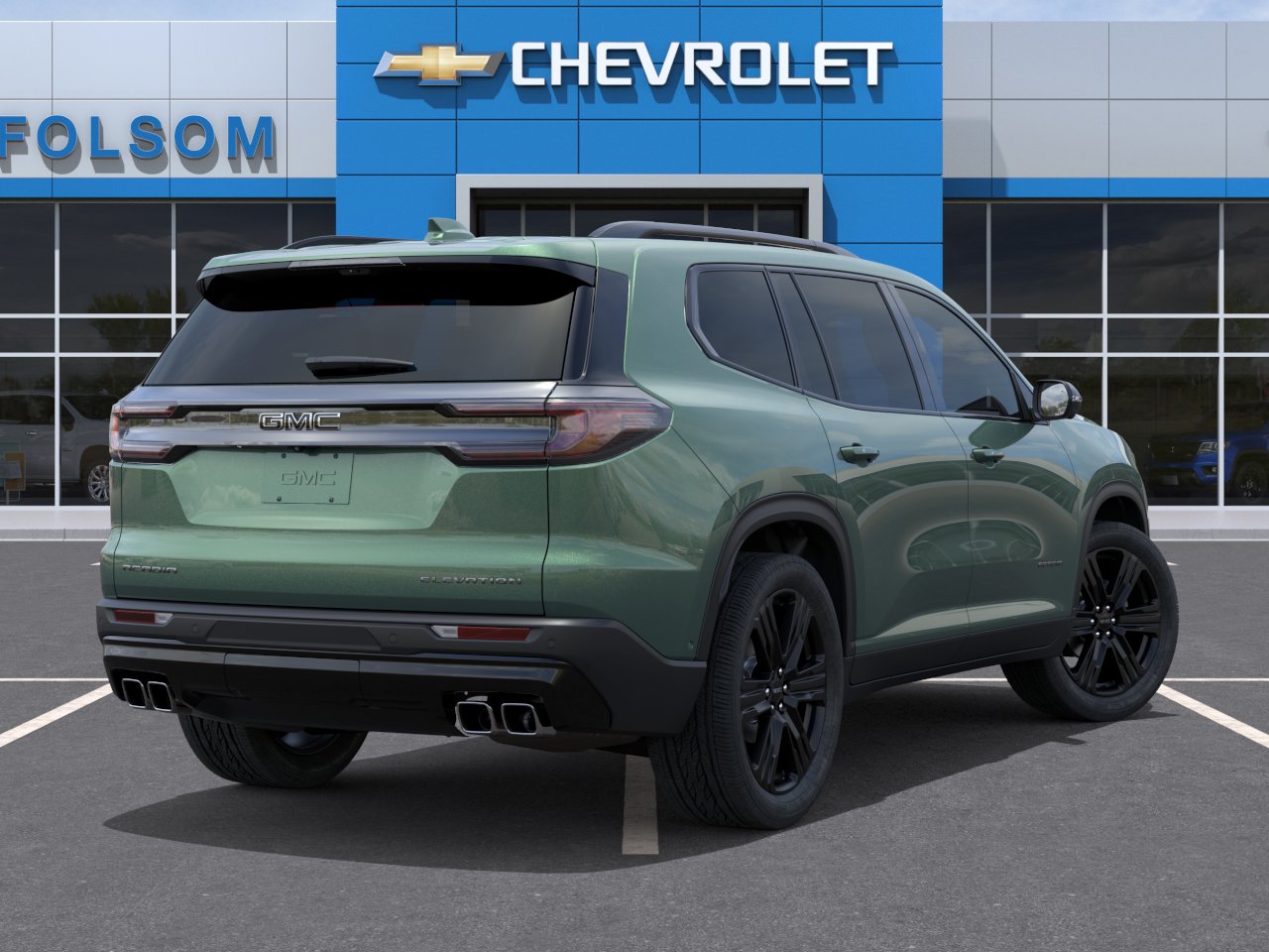 New 2027 Trailstone Green Metallic GMC Elevation image 4