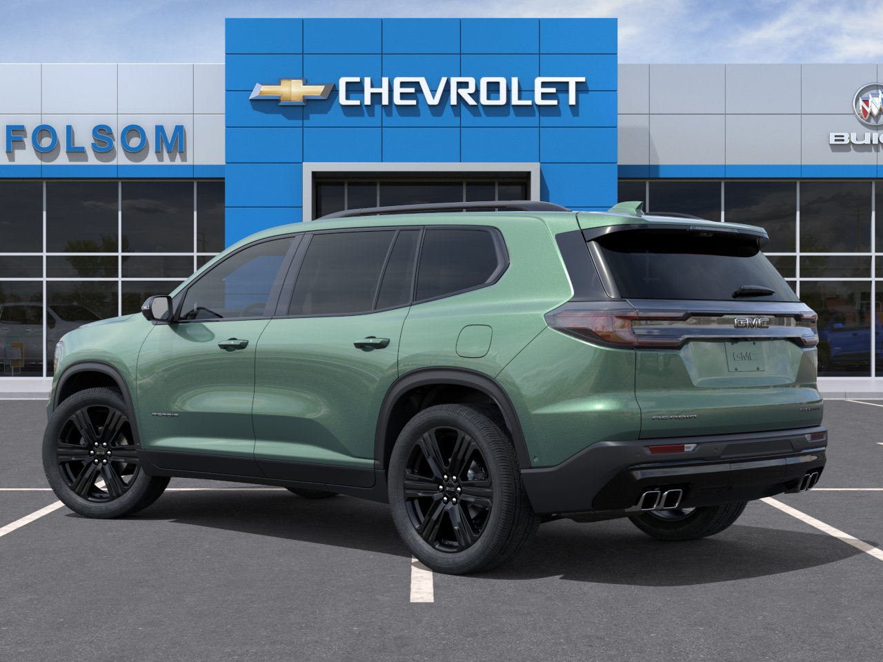 New 2027 Trailstone Green Metallic GMC Elevation image 3