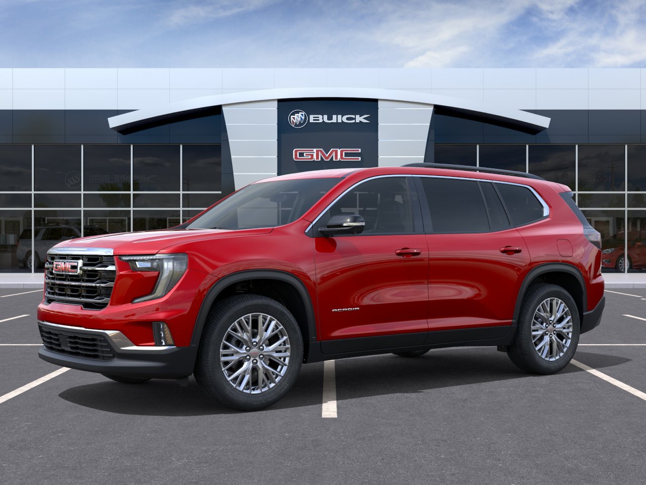 New 2027 Volcanic Red Tintcoat GMC Elevation image 2