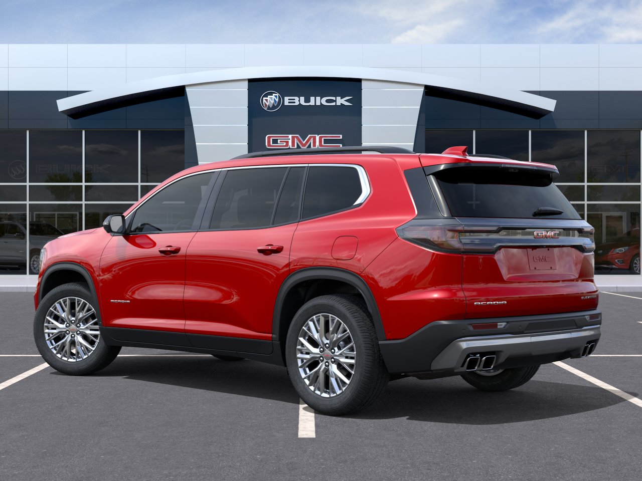 New 2027 Volcanic Red Tintcoat GMC Elevation image 3