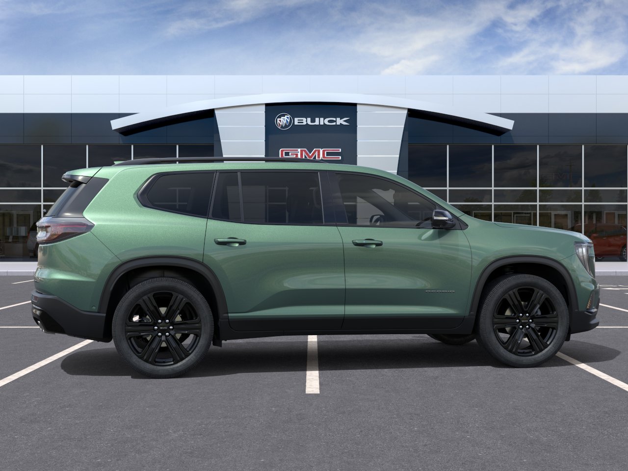New 2027 Trailstone Green Metallic GMC Elevation image 5