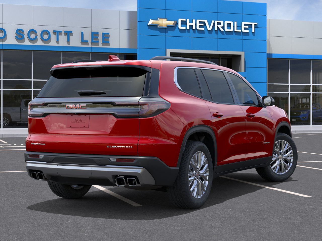 New 2027 Volcanic Red Tintcoat GMC Elevation image 4