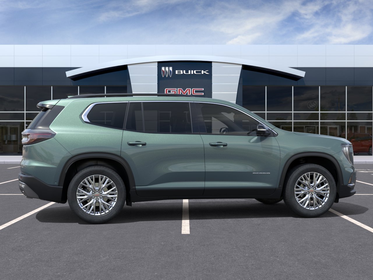 New 2027 Trailstone Green Metallic GMC Elevation image 41