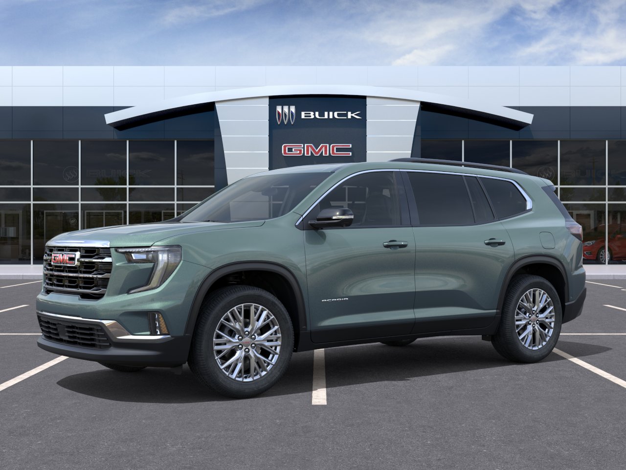 New 2027 Trailstone Green Metallic GMC Elevation image 38