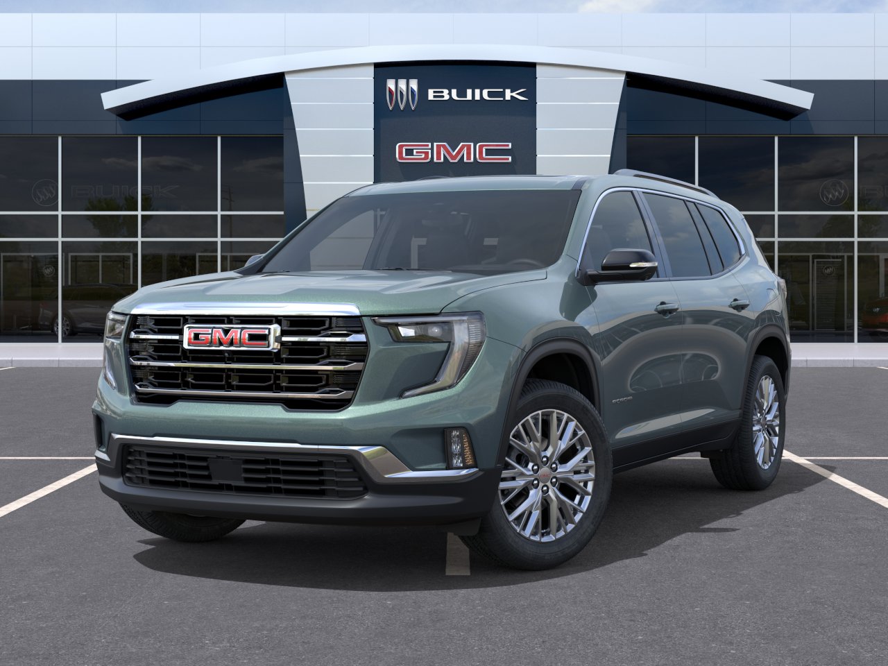 New 2027 Trailstone Green Metallic GMC Elevation image 42