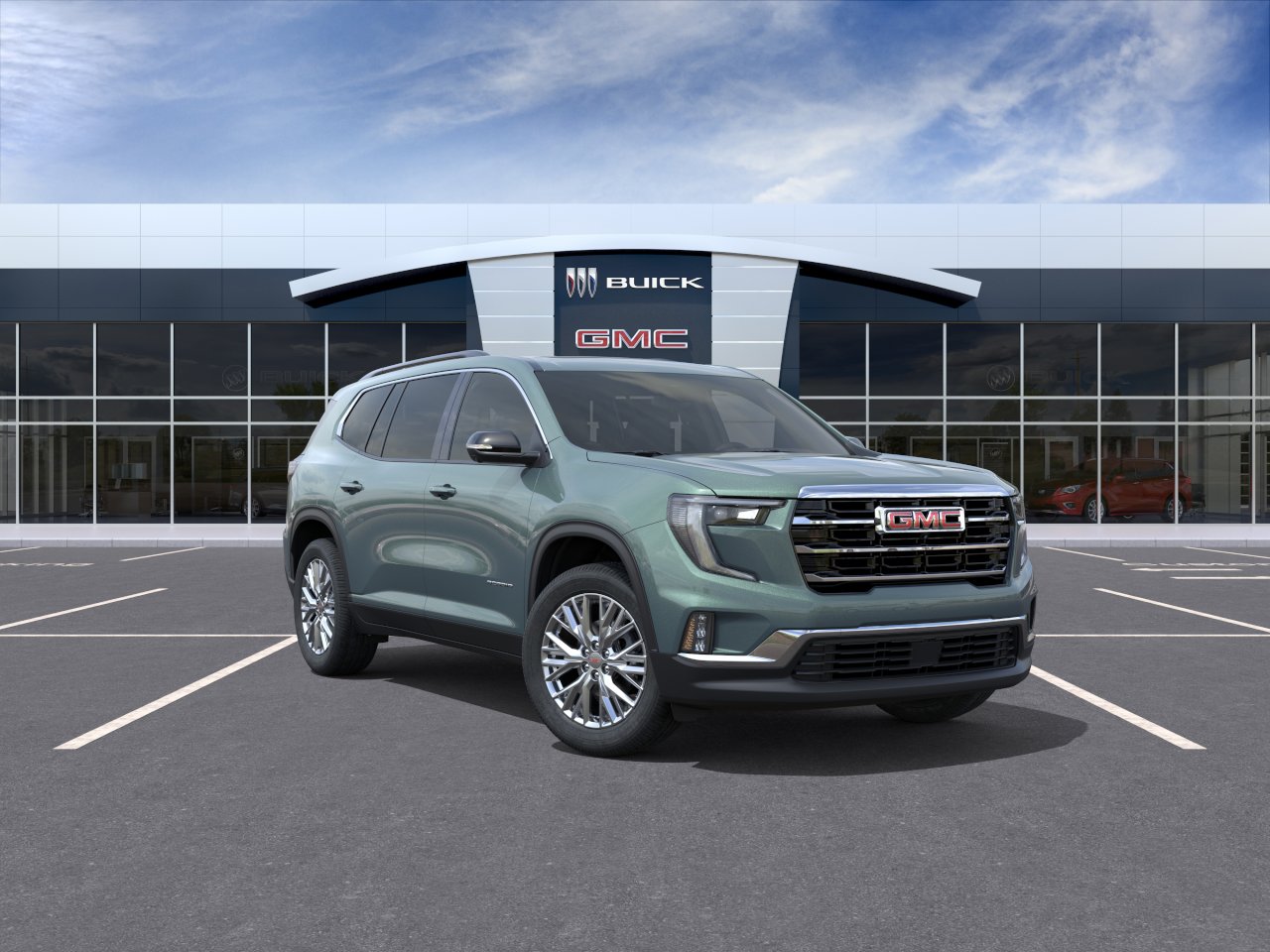 New 2027 Trailstone Green Metallic GMC Elevation image 37