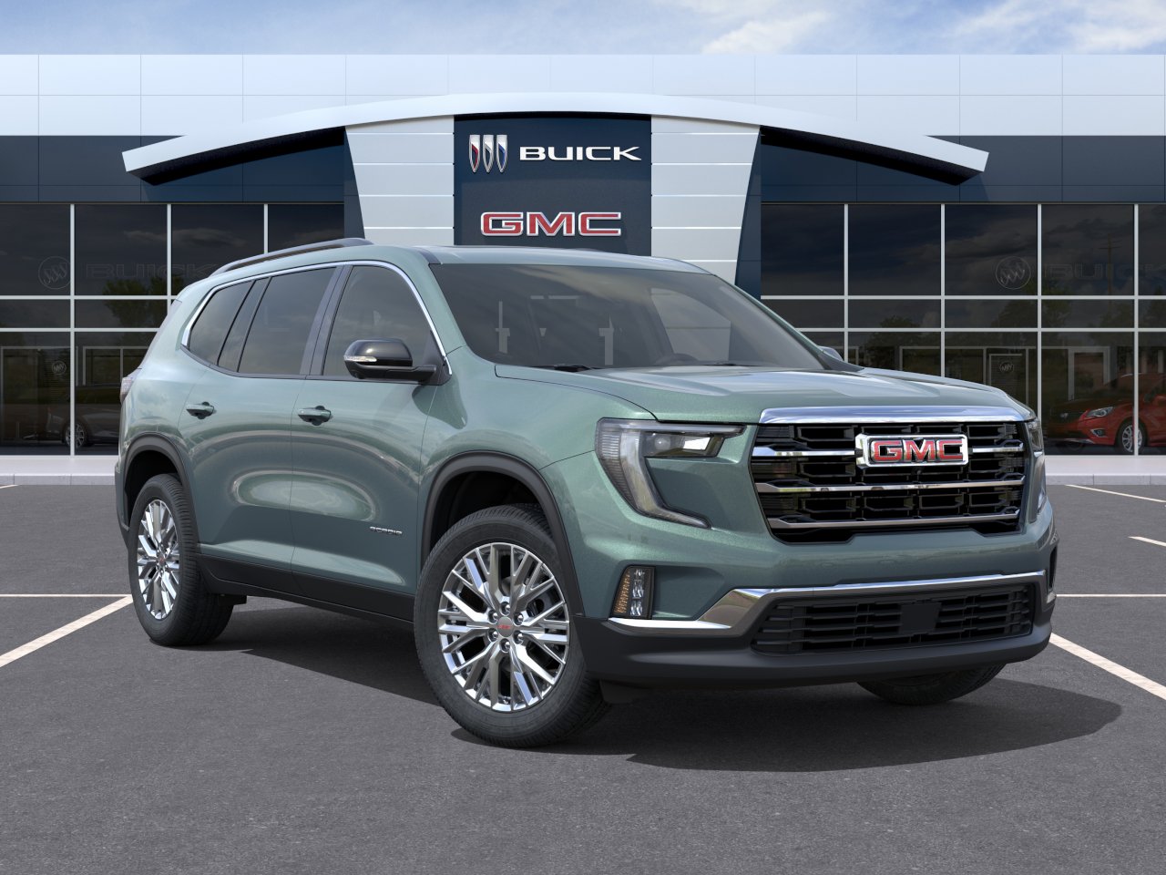 New 2027 Trailstone Green Metallic GMC Elevation image 43