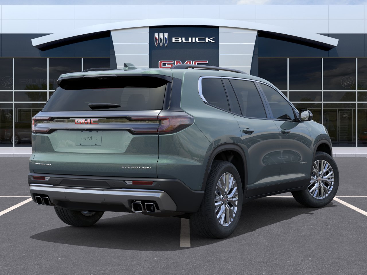 New 2027 Trailstone Green Metallic GMC Elevation image 40