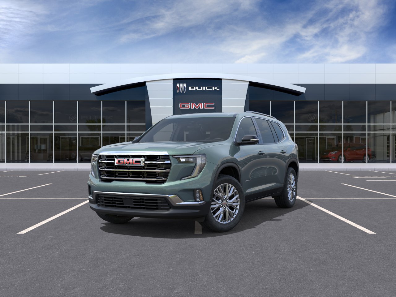 New 2027 Trailstone Green Metallic GMC Elevation image 44