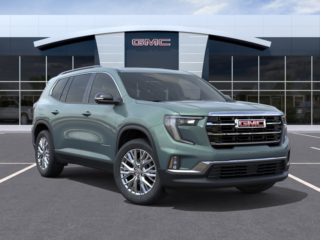 New 2027 Trailstone Green Metallic GMC Elevation image 7