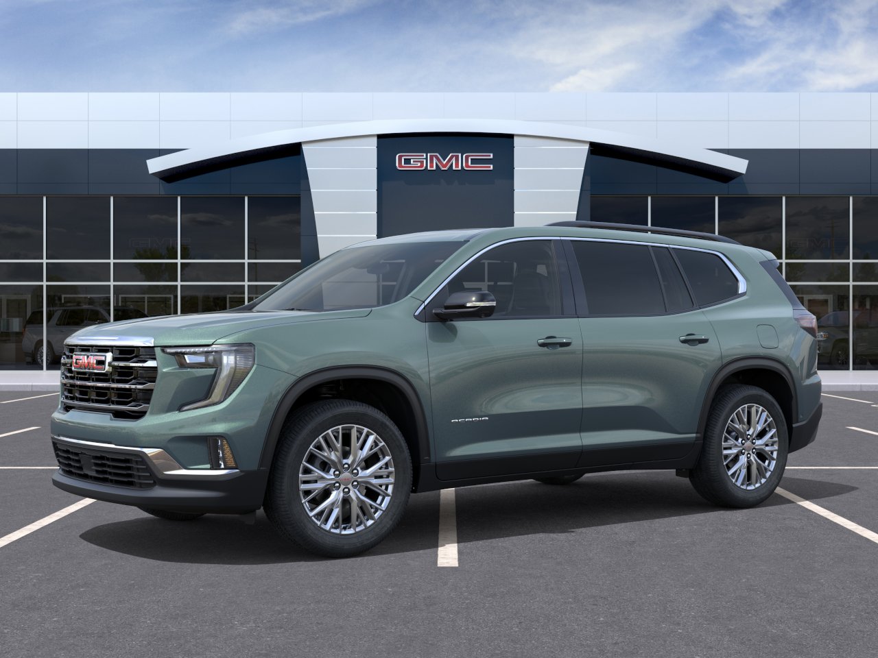 New 2027 Trailstone Green Metallic GMC Elevation image 2