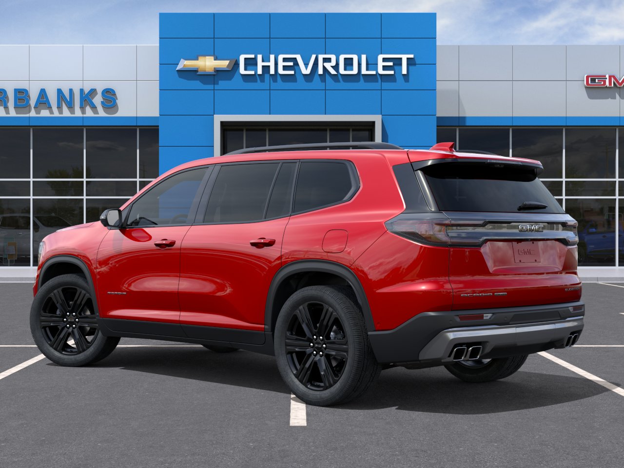 New 2026 Volcanic Red Tintcoat GMC Elevation image 3