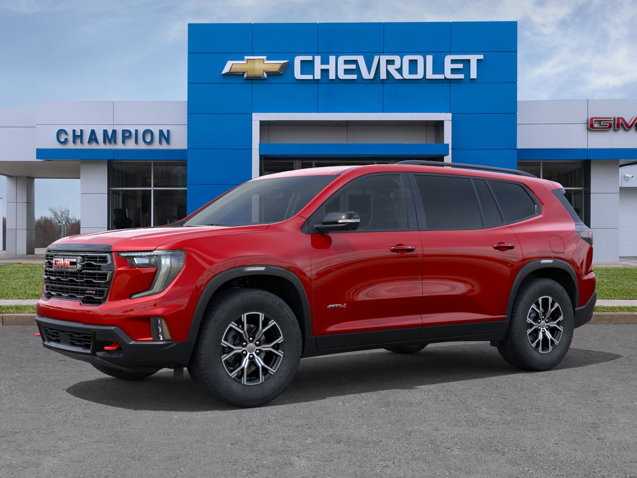New 2026 Volcanic Red Tintcoat GMC AT4 image 2