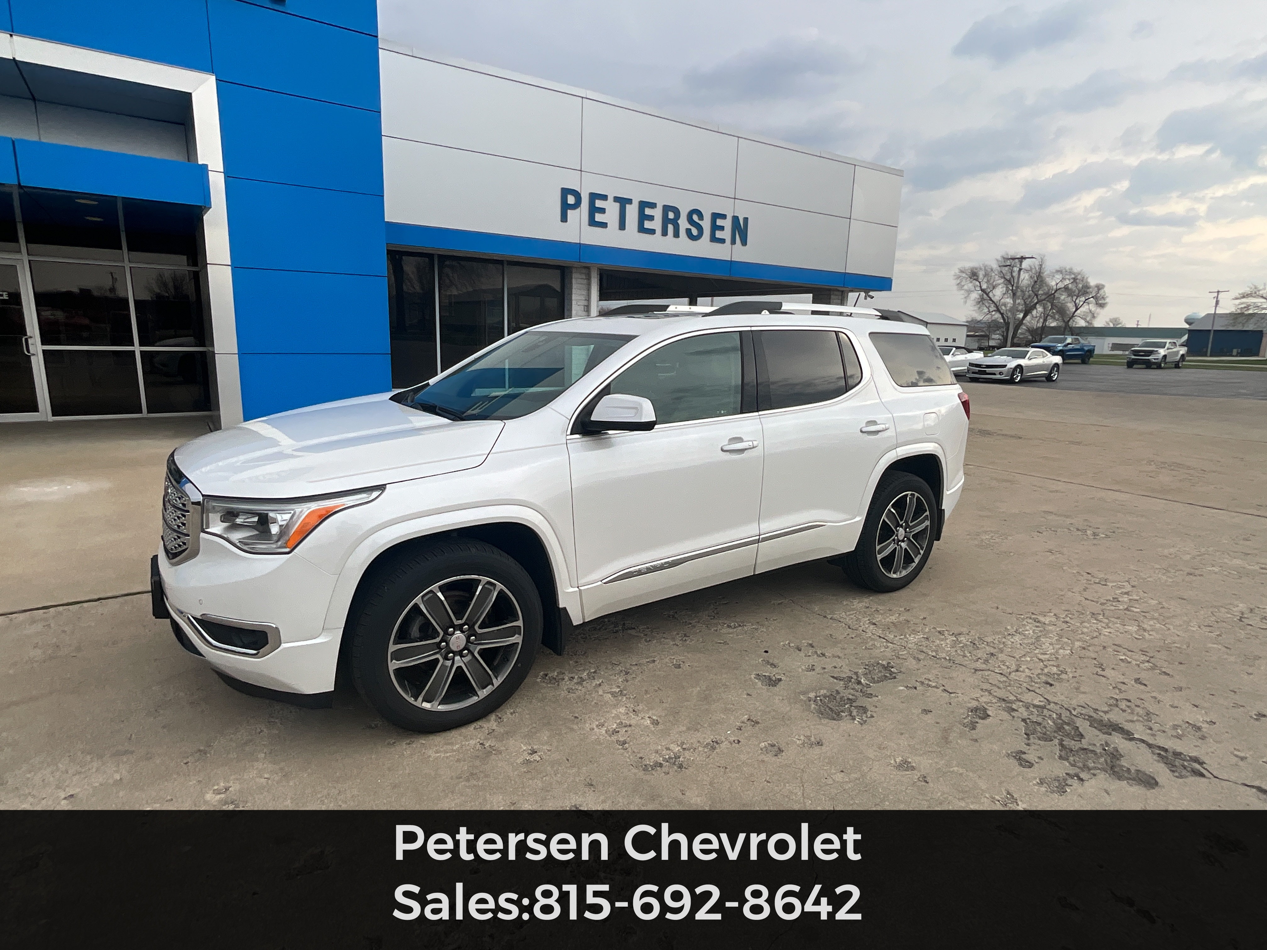 WHITE FROST TRICOAT 2017 GMC Acadia Denali AWD SUV / Crossover Four-Wheel Drive