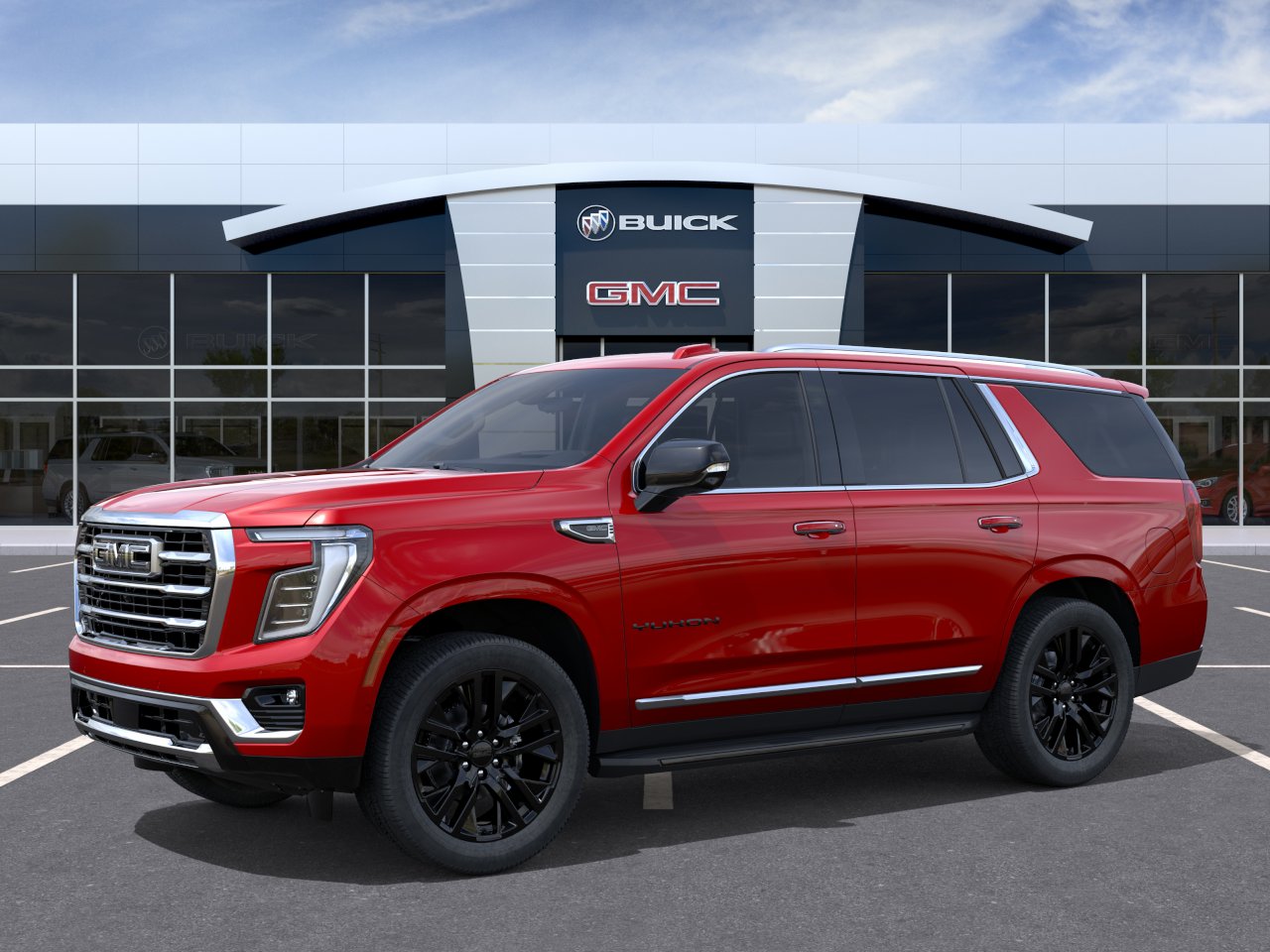 New 2026 Volcanic Red Tintcoat GMC Elevation image 2