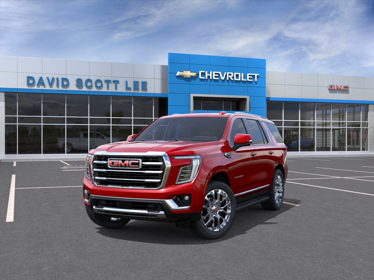 New 2026 Volcanic Red Tintcoat GMC Elevation image 8