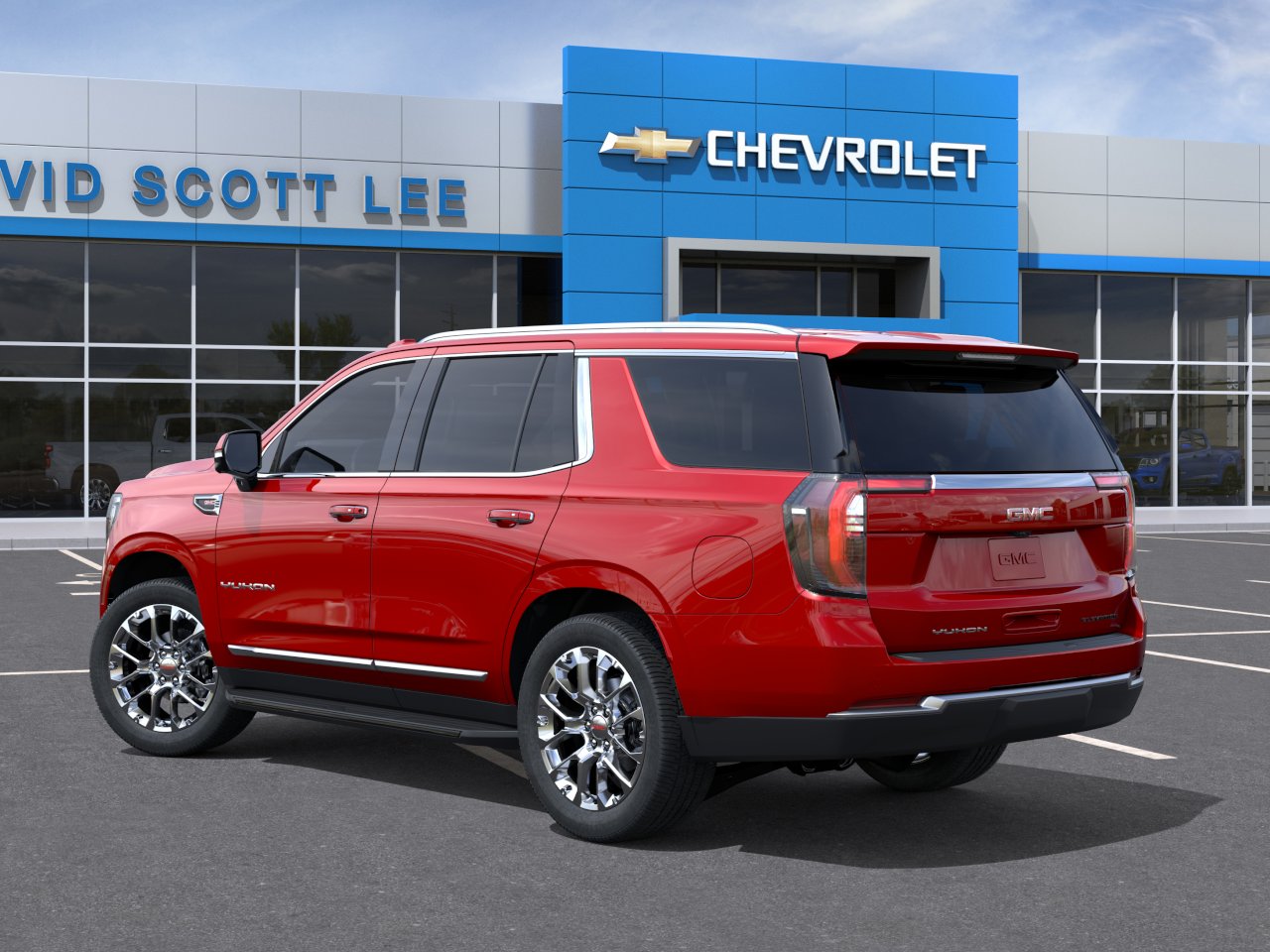 New 2026 Volcanic Red Tintcoat GMC Elevation image 3