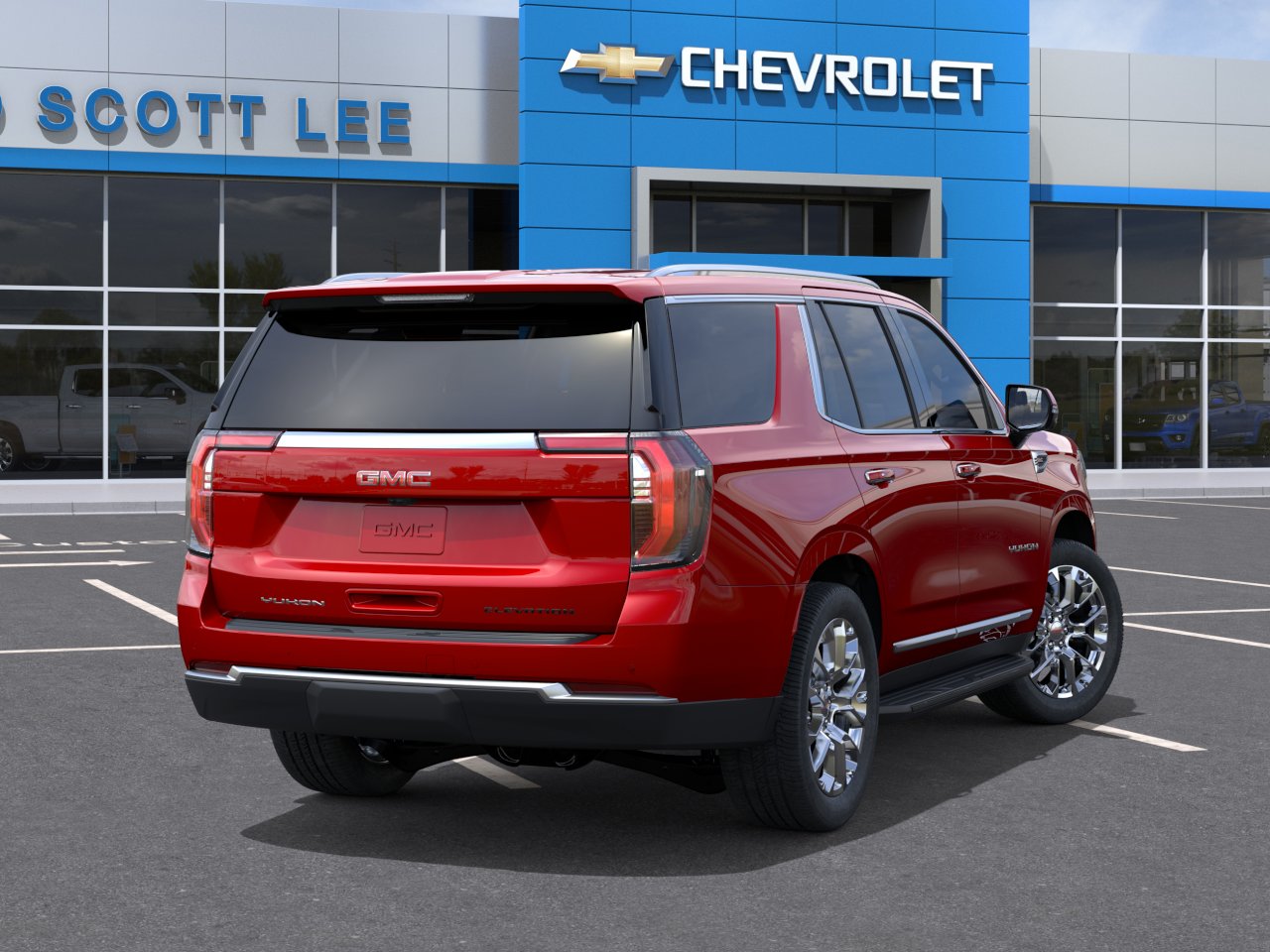 New 2026 Volcanic Red Tintcoat GMC Elevation image 4
